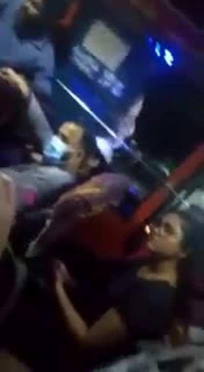 Women harassing another women for wearing tshirt on public bus!?! Also accusing 2 year olds are raped because of women like them. These people also demand not to interfere with clothing in non muslim countries! Such hypocrisy much wow. (Source in comments