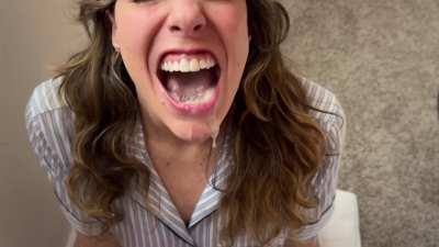 I hate the taste but I will swallow for him