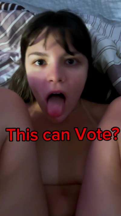 Deserves no rights, let alone to vote.