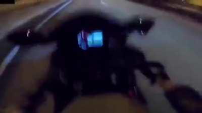 Don't race at high-speed on public highways kids.