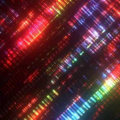 Generative Diagonal Dash Glow P[A]ttern VII