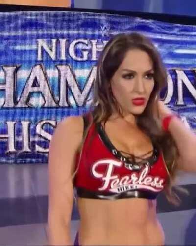 Nikki Bella was one of the hottest pieces of ass in wrestling and she absolutely knew it.