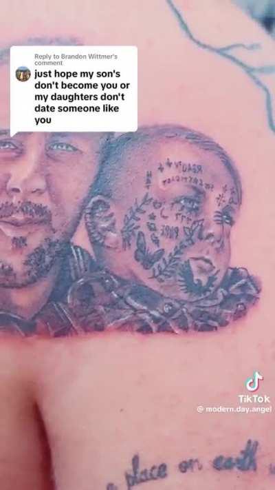 What if his son got tattoos like that?