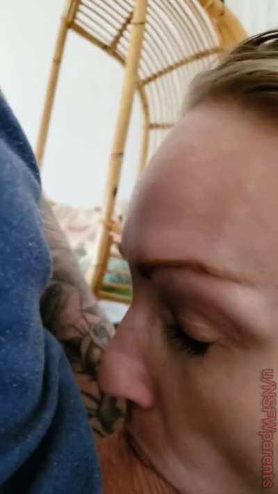 One sec, Mom. I gotta suck this dick real quick 😈🥰 [OC]