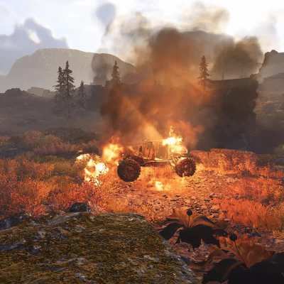 Ghost rider took my car for a spin