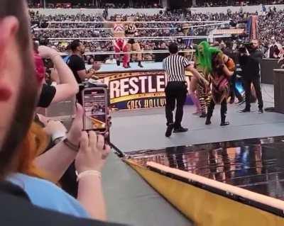 Natalya carrying shotzi