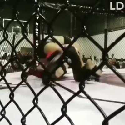 Intergender MMA fight between 17 year olds