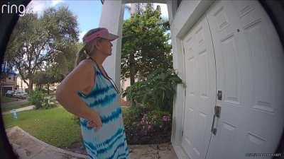 HOA Karen does NOT approve of the Biden signs in the yard