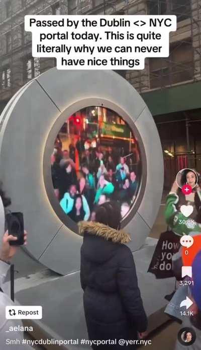 The NYC-Dublin Portal 