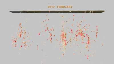 Sundhnúkur Volcano Earthquakes Visual