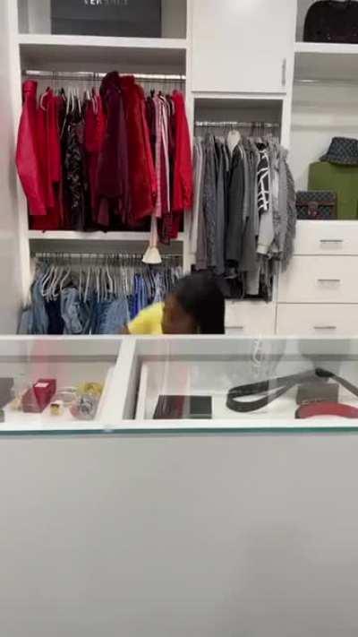 Caked up on a Saturday.