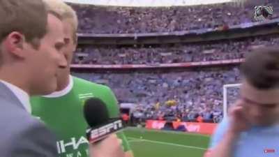 Just two English legends having a bit of silly bants