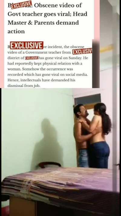 Govt Teacher (HeadMaster) Latest Viral Video with New Lady Staff🥵 - Must Watch Full Video😍🔥[Link in Comments 📩]