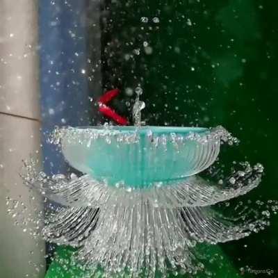 Dropping water with style