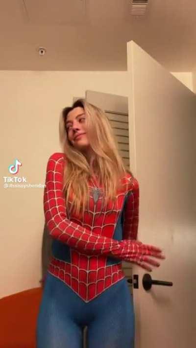 She can catch my web