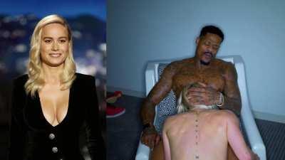 Brie Larson Bobs Up and Down On BBC