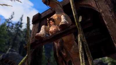 Curiosity Killed The Cat.... But Satisfaction Brought It Back? (Lustful Luna) [Skyrim]