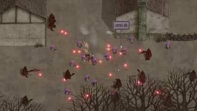 When you try to cross the borders of your village