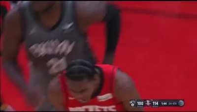 [Highlight] Josh Christopher throws down the mean alley-oop slam from DJ Augustin!