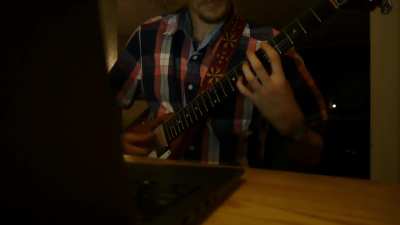 Pou - Cliff Jump - on Guitar