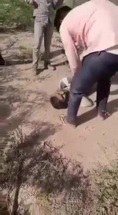 Reservation vad vro... Lower caste man beaten by uppercaste hindutva goons