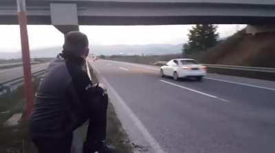 Man driving 329kmh or 204mph on motorcycle on public highway