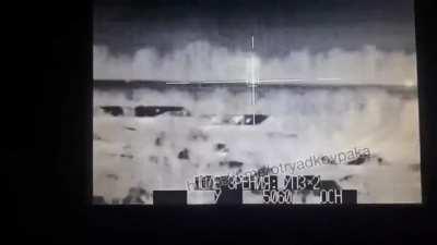 RU POV.T-90M showcasing its auto-tracker by striking a target with a Refleks-M missile from 5 km away.