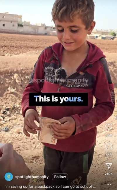 Arab kids lucky day!