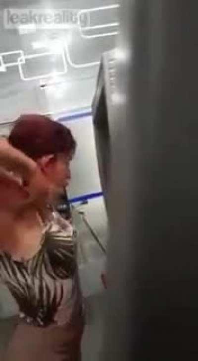 Gotta be hard to push those buttons twitching like that.