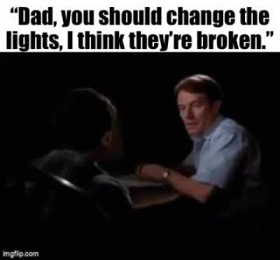 (He should get some new lights)