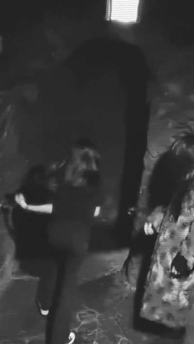 To use his date to get away.