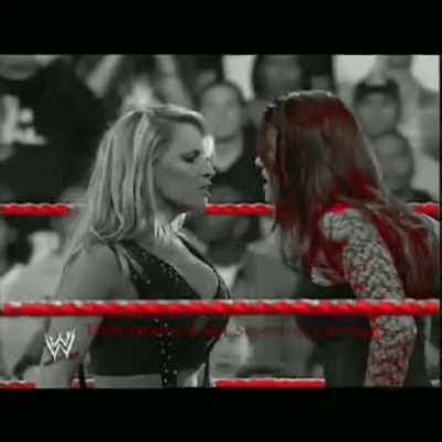 Trish and Lita Hall of Frame two legends