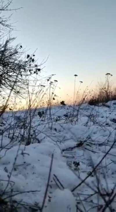 Russian vehicle destroyed by Ukrainian Stugna-P