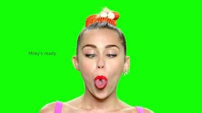 Miley Cyrus Tongue Action - MTV Video Music Awards Ad (HD)