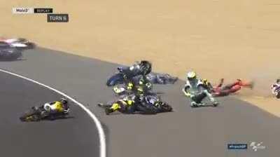 Goin' out of the track all together!