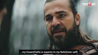 Byzantine Commander (Ares) converts to Islam after his sworn enemy (Ertugrul) saves him from corrupt Muslim soldiers. Ares reverts to Ahmet.