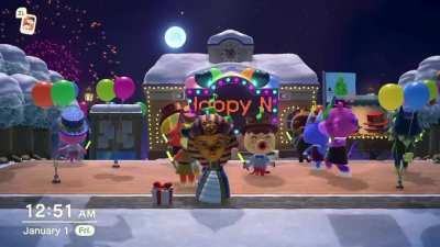 My ACNH New Year’s Eve