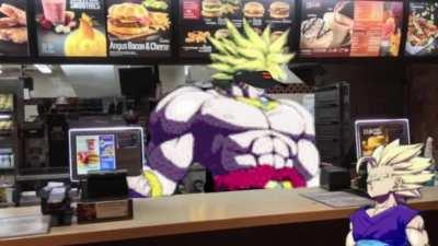 Broly is a Burger King employee