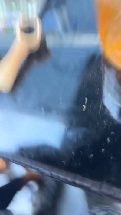 not happy about being sneezed on