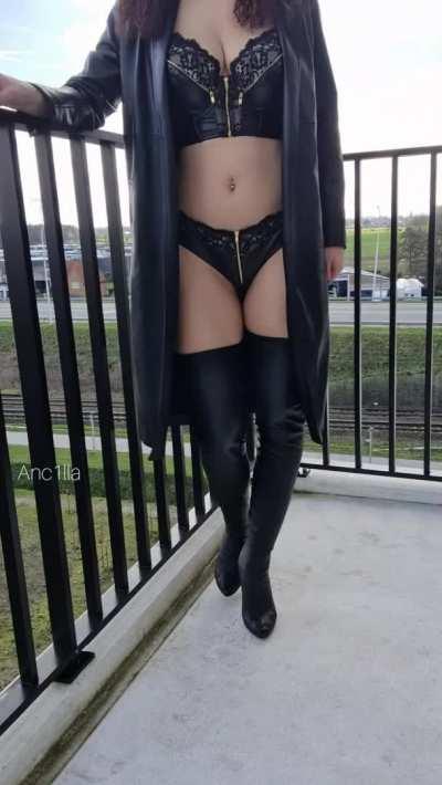 Getting some fresh air 😛