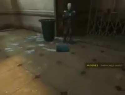 I said pick up the can.