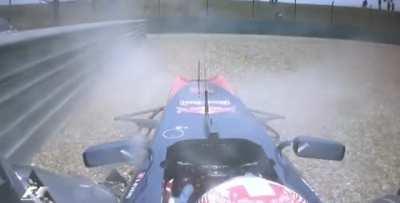 Sebastien Buemi’s double front suspension failure during 2010 Chinese Grand Prix