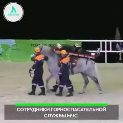 Is he badly hurt? How about now?