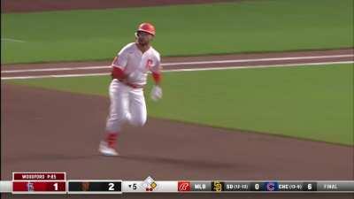 [Highlight] [Highlight] Lars Nootbaar keeps Michael Conforto to a single by throwing him out at second.