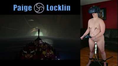 Shackled to this tower, doing a little drumming and a whole lot of cumming [OC]