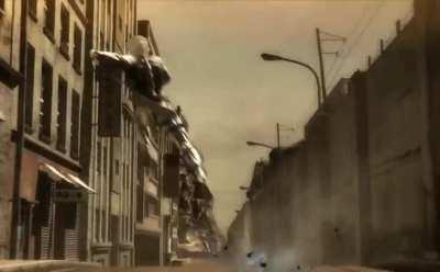 Raiden catching the train with Free Bird playing.