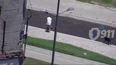 C&oacute;rdoba: Dos pibes se cayeron al R&iacute;o Suqu&iacute;a y un hombre los rescat&oacute; con la correa del perro