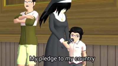 The anime version of 