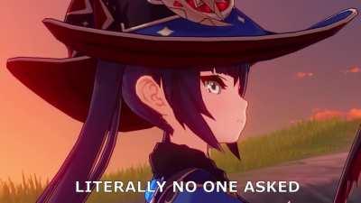 literally no one asked