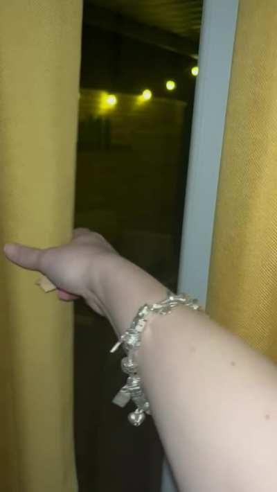 Left me locked outside for the evening